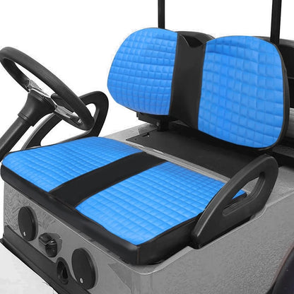 Front Seat Cover Kit for E-Z-GO TXT (1994–2013) Blue Color