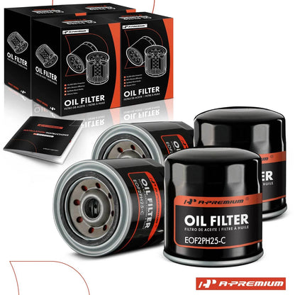 Set of 4 Engine Oil Filters for Jeep Cherokee (1974–1975, 1980–1982) 6435677, PH25