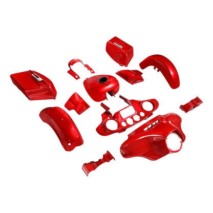 Fairing Bodywork Kit for Harley Touring Street Glide (2014–2023) Wicked Red Glossy