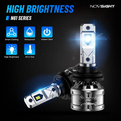 6X 9005 H11 LED Headlight Kit Fog Light Bulbs White 6500K for
