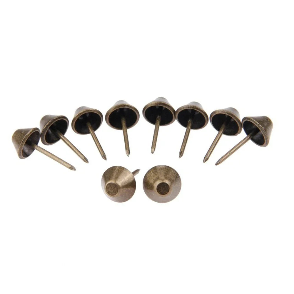 100Pcs Upholstery Nails for Furniture Craft Decor