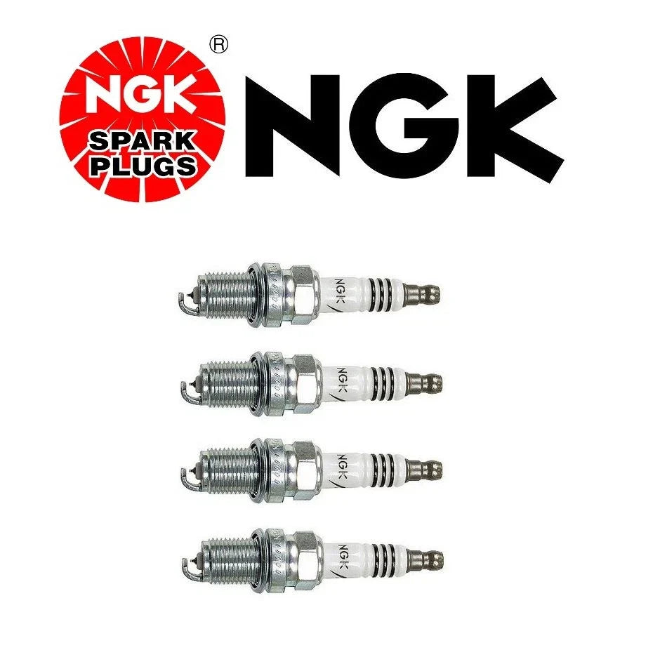 Set of 4 NGK Iridium IX Spark Plugs BKR6EIX #6418 for Performance