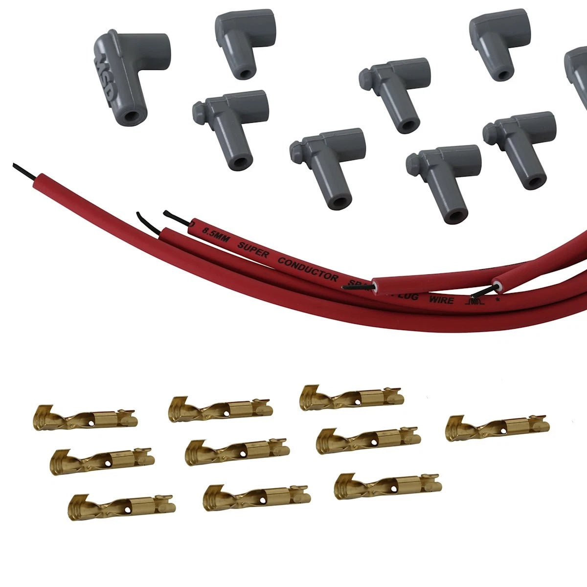 Set of 4 MSD Spark Plug Wires for Chevy Olds J2000 S-10 Blazer (1972–1984)