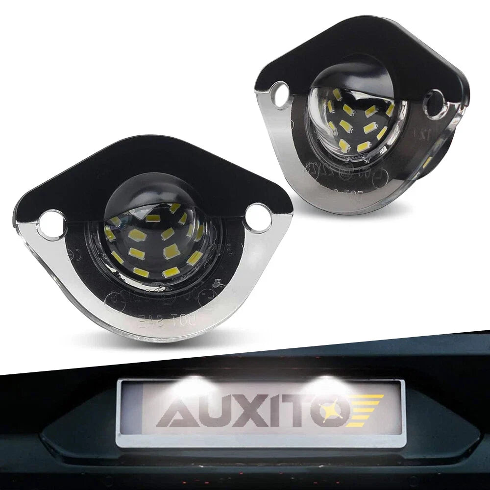2X LED License Plate Light Lamp Assembly for Ford Mustang (1994–2004)