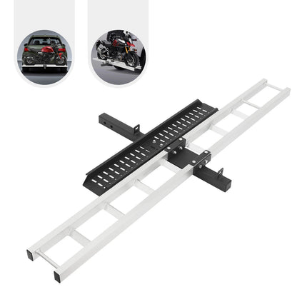 Heavy Duty Motorcycle Carrier Dirt Bike Rack Hitch Mount Hauler
