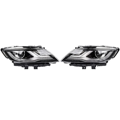 2Pcs Headlamp for Lincoln MKC (2015–2019) HID w/LED FO2518125 FO2519125