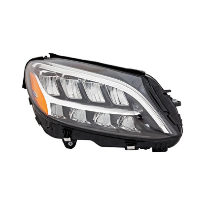 Passenger Side Headlight for Mercedes-Benz C63 AMG (2019) - CAPA LED, CLX-M0-USA-RM10010143AQ-CL360A71, MB2519113