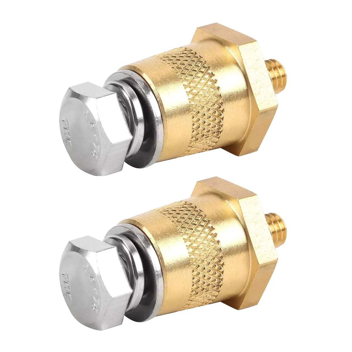 1 Pair Brass Battery Terminal Connector M6 for Automotive Use