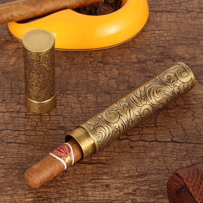 2X Portable Cigar Moisturizing Tube for Multi-style Use