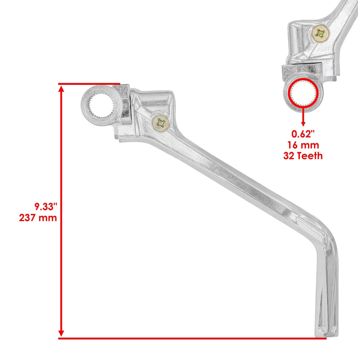 Kick Start Lever for KTM 125 SX / 150 SX / 200 XC-W (2012–2015) PL2085KS133ST