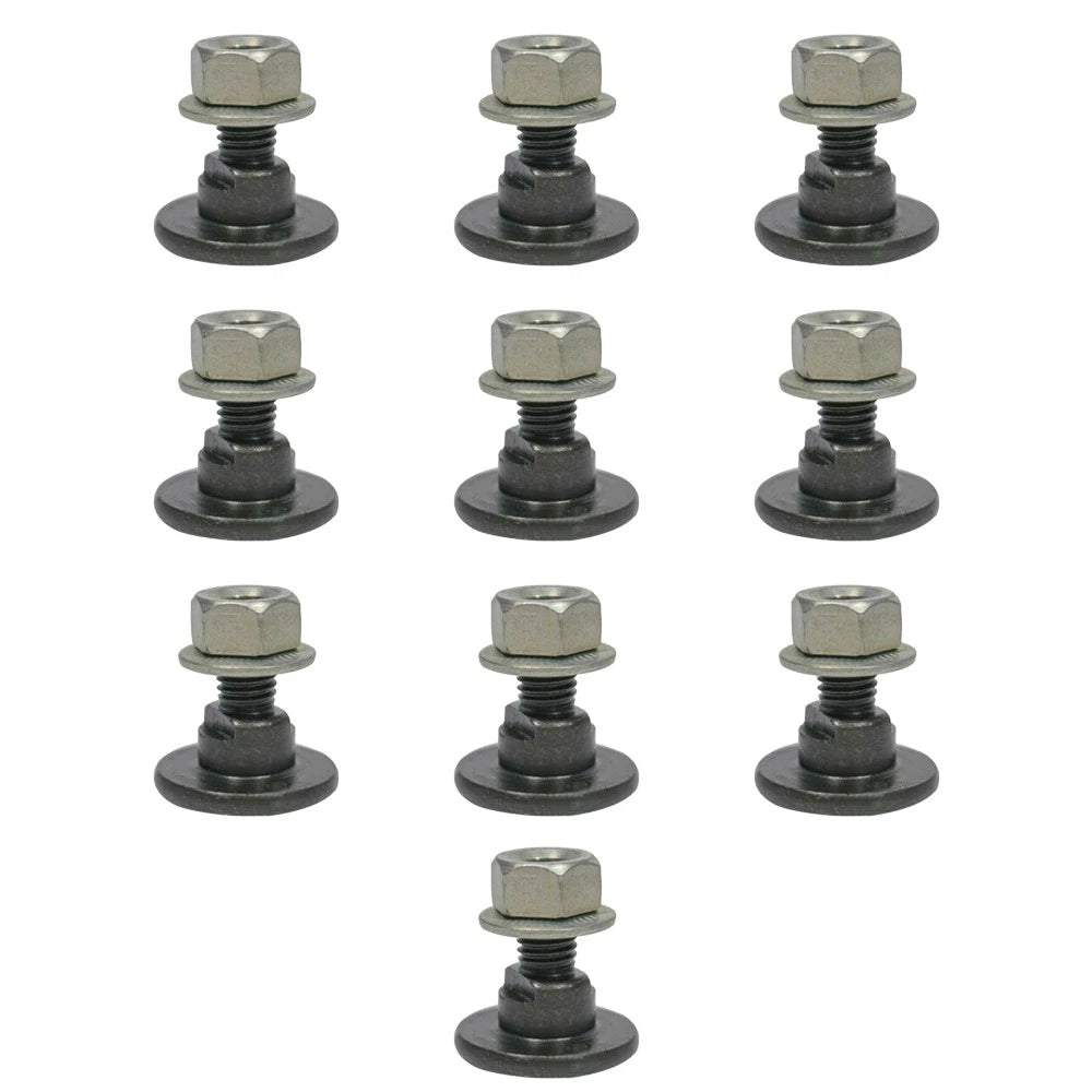 10pcs Disc Mower Blade Bolt & Nut Kit for Kuhn GMD55 GMD66 GMD77