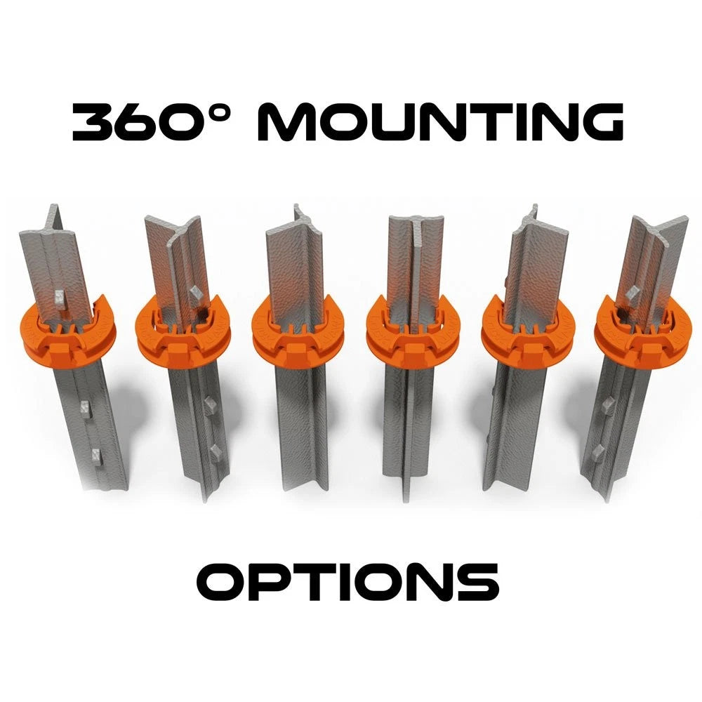 Lock Jawz T-360 Electric Fence T-Post Insulator for T-Post