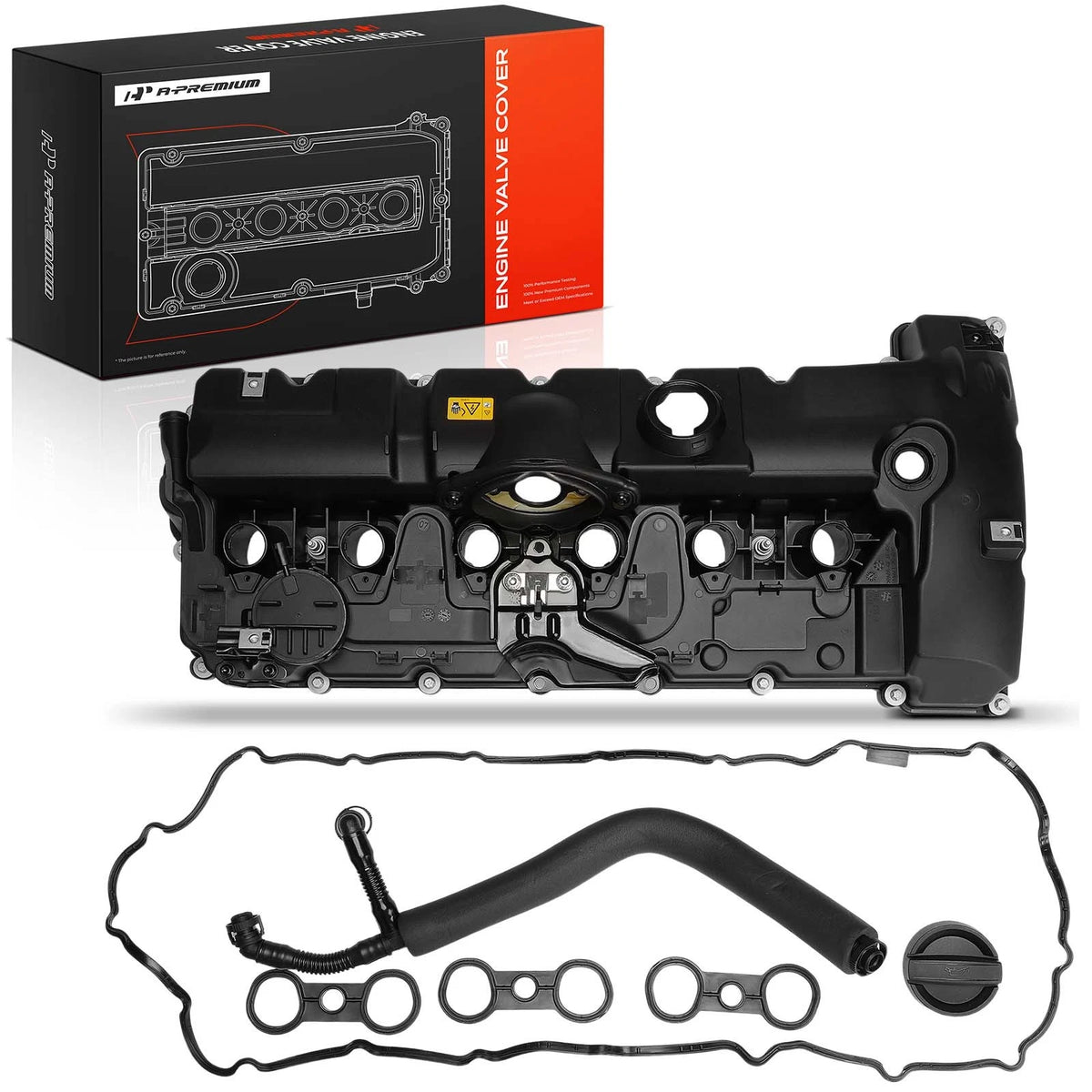 Engine Valve Cover with Gasket & Bolts for BMW E90 E91 328i (11127552281, 264-935)