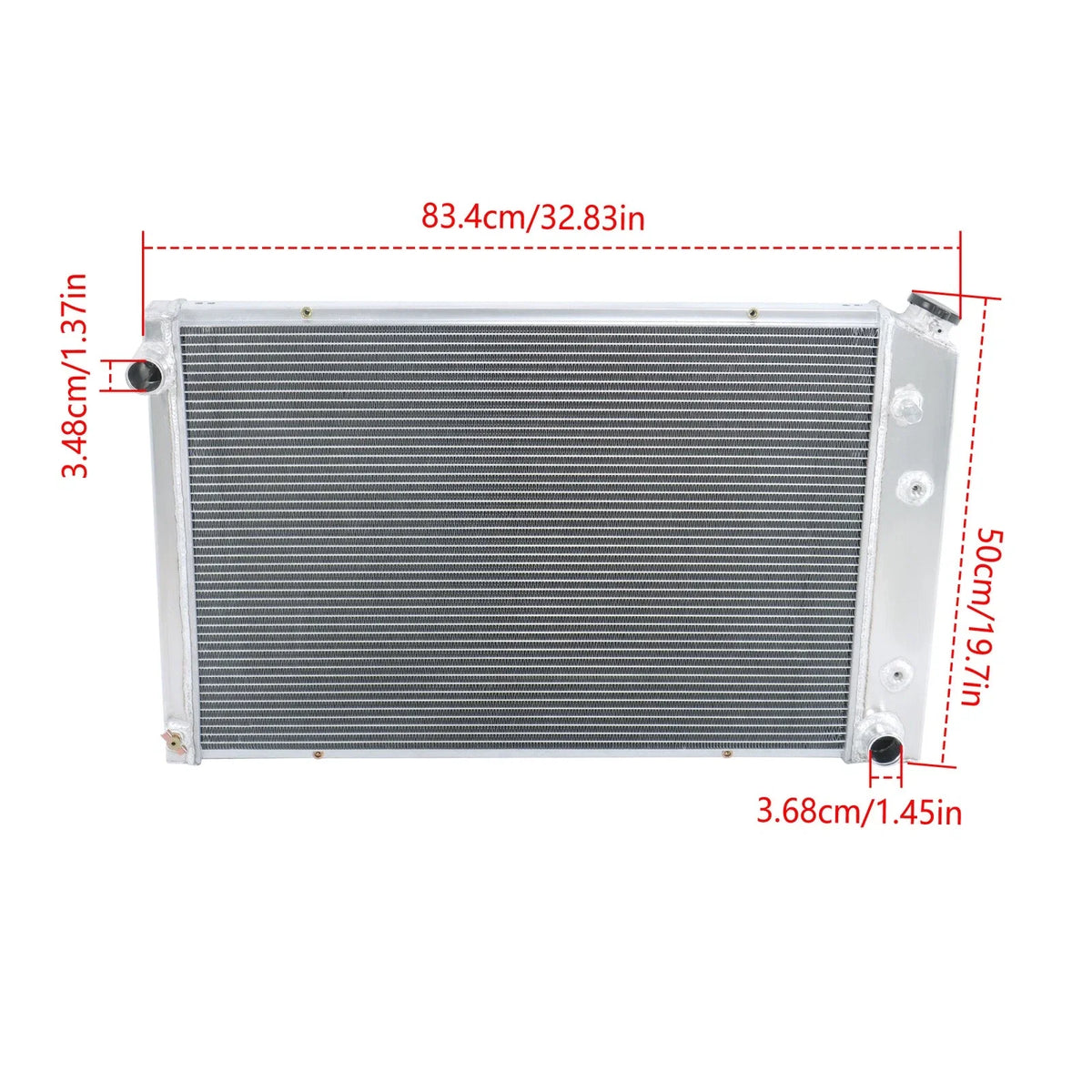 4 Row Radiator for Chevy GMC C/K C10 C20 C30 K5 Blazer (1978–1986)