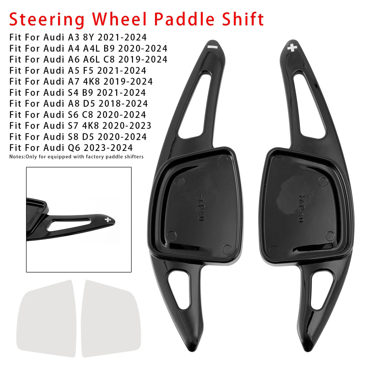 Steering Wheel Paddle Shifter Extension for Audi A3 A4 A6