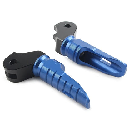2X CNC Front Foot Pegs for Triumph T100 T120 (2016–2022) Blue Aluminum