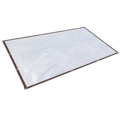 10x20FT Heavy Duty Waterproof Tarps with Grommets - 8mil Enclosure