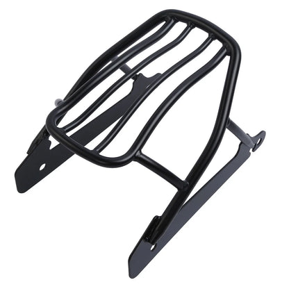 Black Solo Luggage Rack for Harley Dyna Street Bob Super Glide (2006–2017)