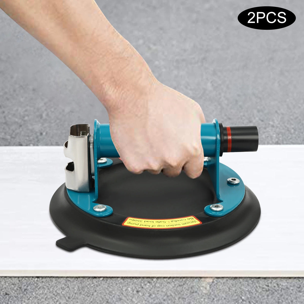Set of 2 Heavy Duty Vacuum Suction Cups for Glass Lifter
