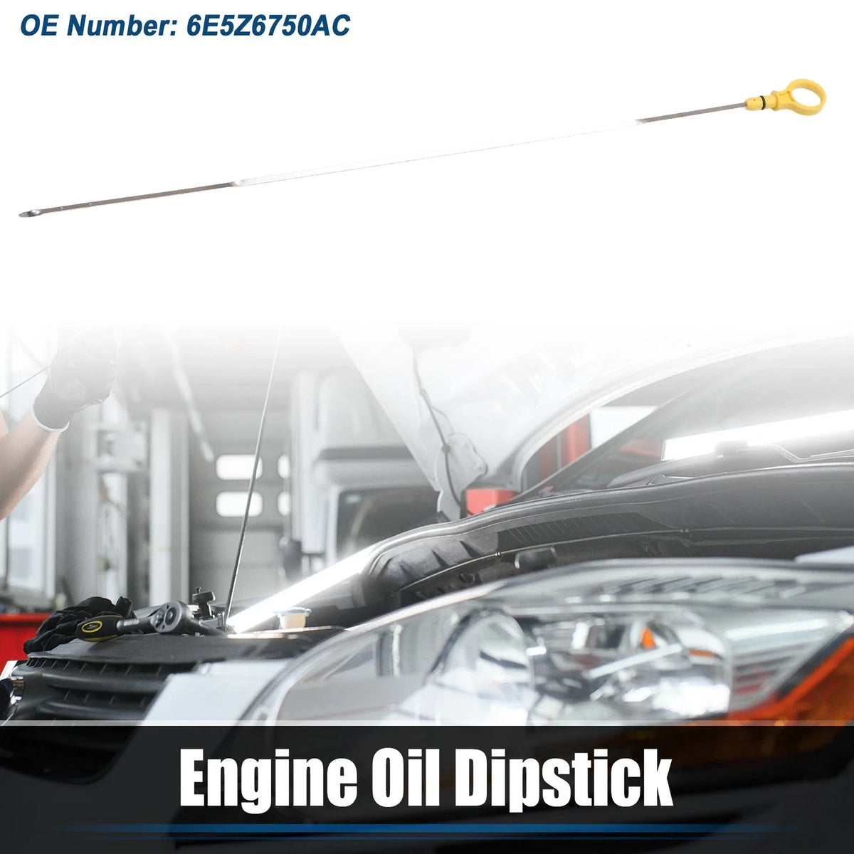 Engine Oil Level Indicator Dipstick for Ford Fusion (2010–2012) No.6E5Z6750AC