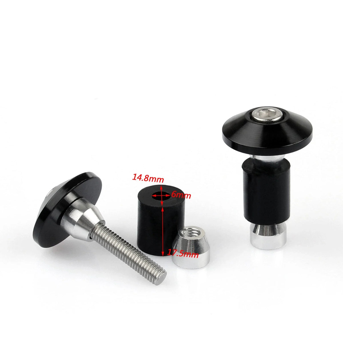 7/8" Handlebar Grips & Bar End Plugs for Universal Motorcycle (All Years)