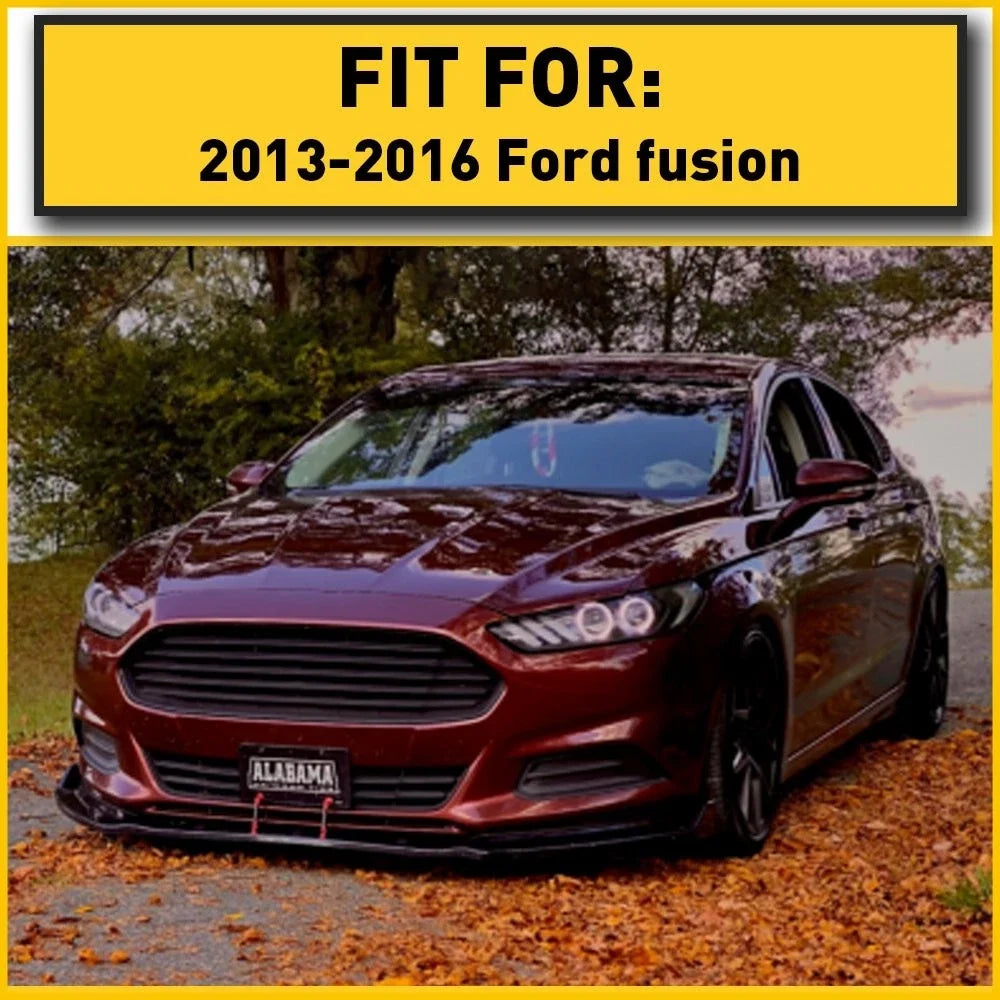 Pair Fog Light Hole Covers for Ford Fusion (2013–2016) EOJ