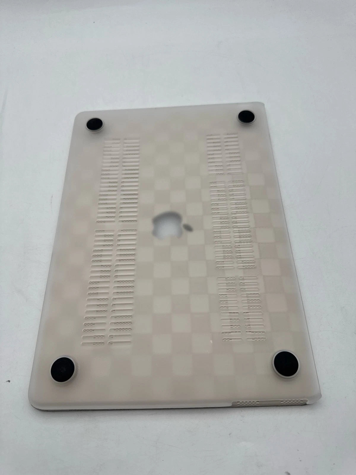 Case Keyboard Cover for MacBook Air 13in (2010–2020) Beige Checkerboard Grid