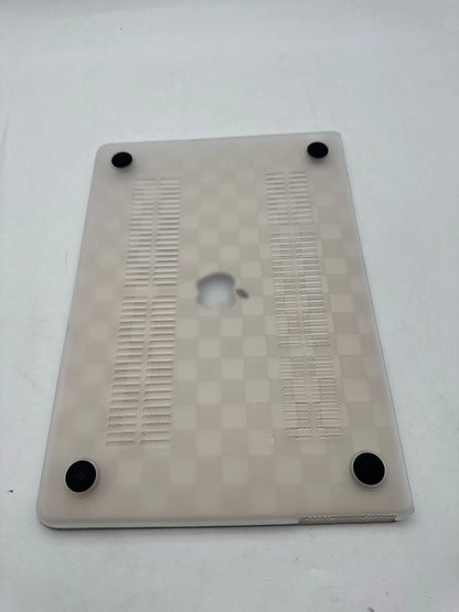 Case Keyboard Cover for MacBook Air 13in (2010–2020) Beige Checkerboard Grid