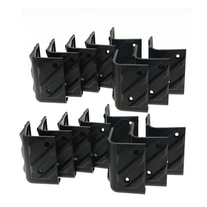 16Pcs Corner Protectors for PA Cabinets - Black
