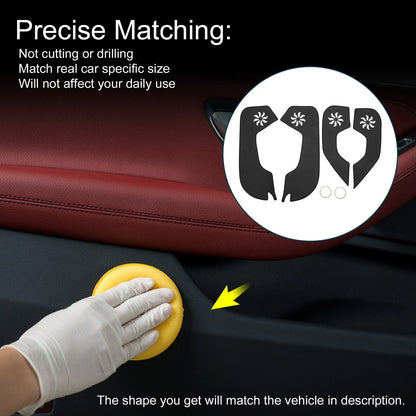 Set of 1 Car Door Anti Kick Pad Sticker Protector for Ford Focus (2012–2015)