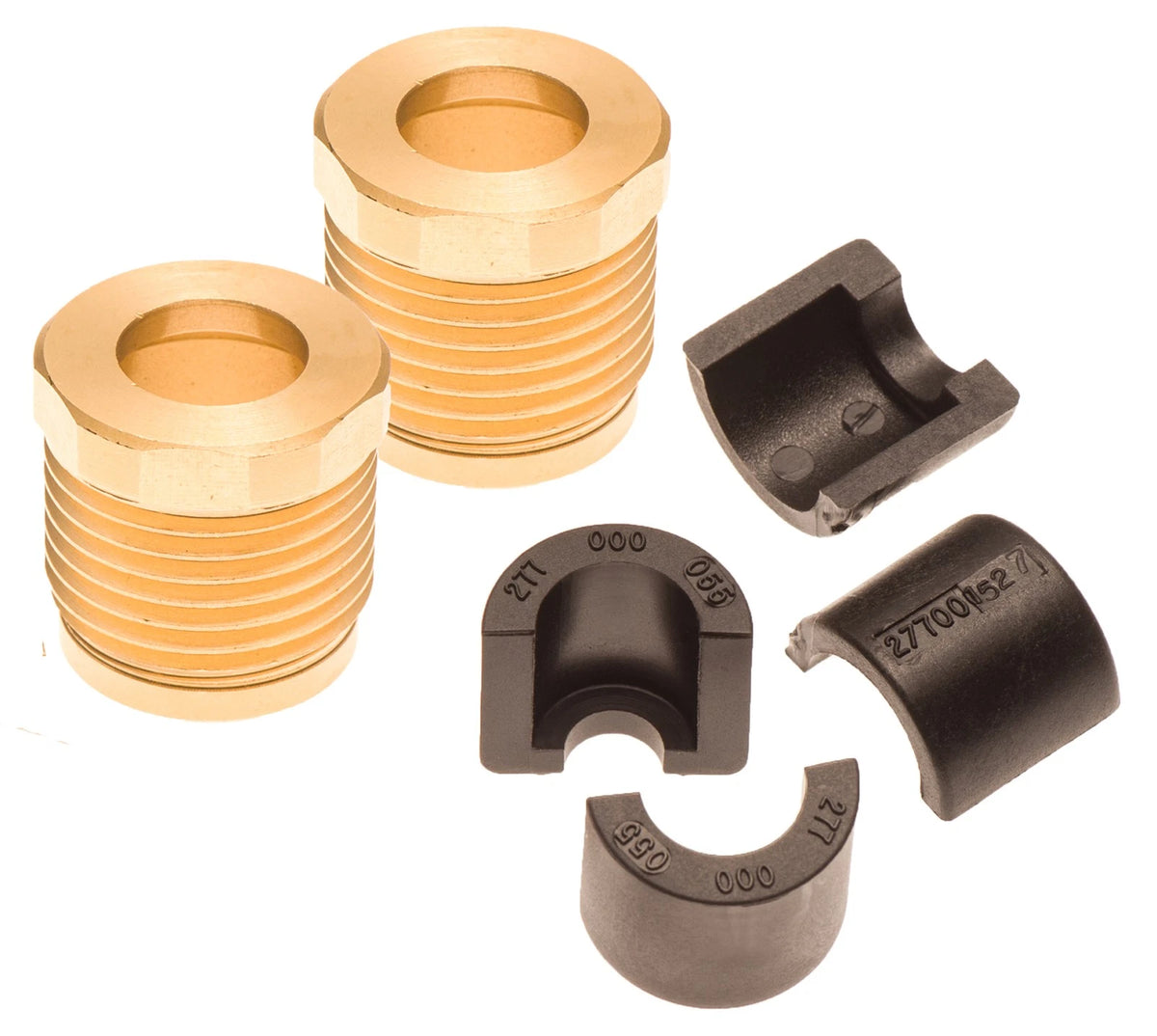 Set of 2 Steering & Reverse Cable Billet Lock Nut & Half Ring for Sea Doo RXP RXT (2002–2023)