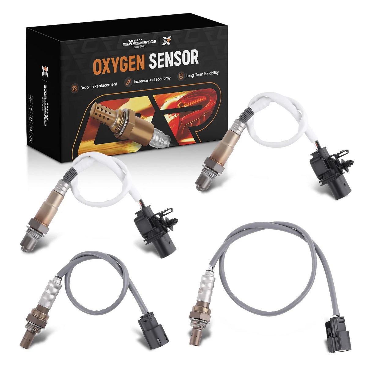 Set of 4 O2 Oxygen Sensors for Ford Explorer 3.5L Turbo (2013–2015)