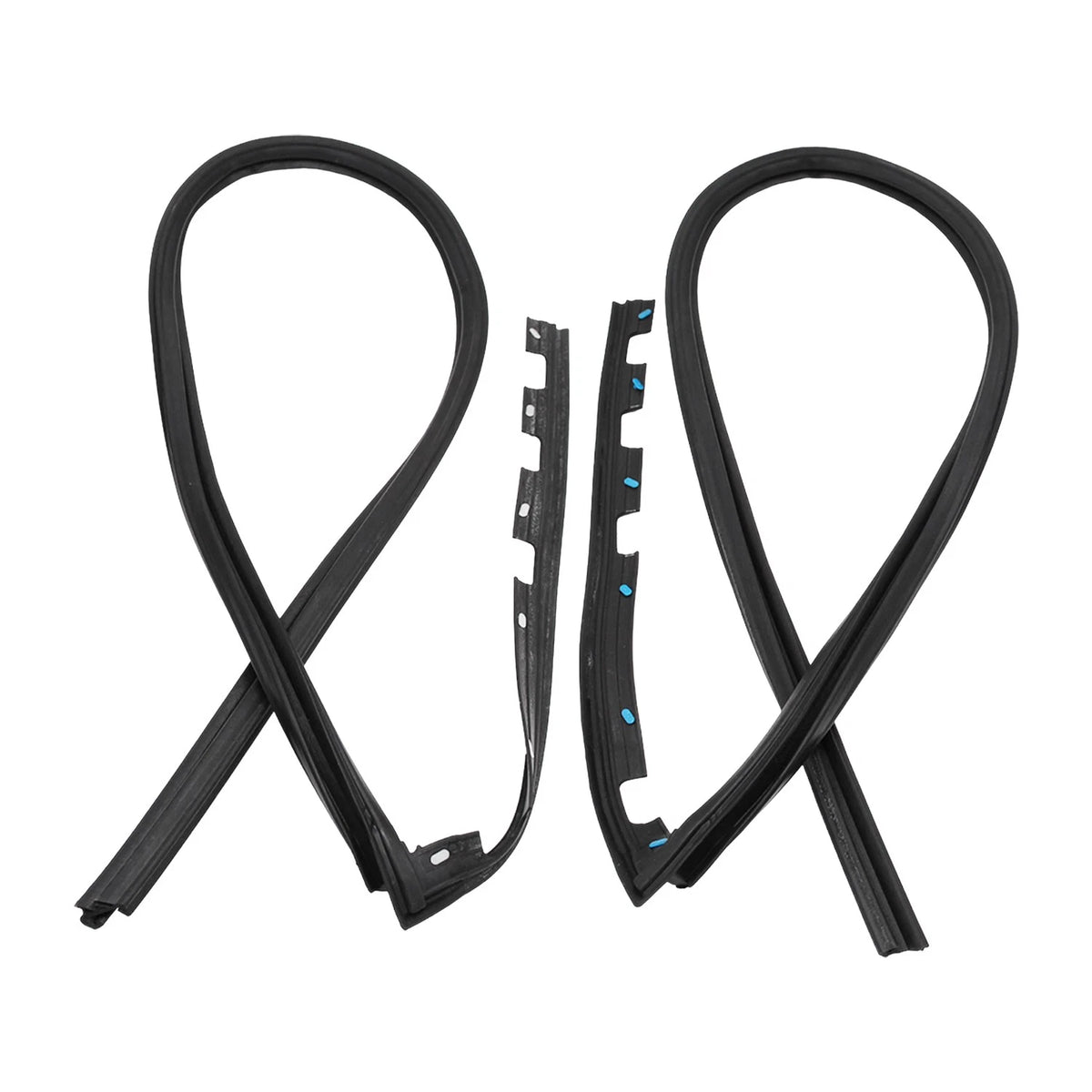 Front Door Rubber Seal Pair for Civic Hatchback (1996–2000) 72325-S03-G01, 72365-S03-G01