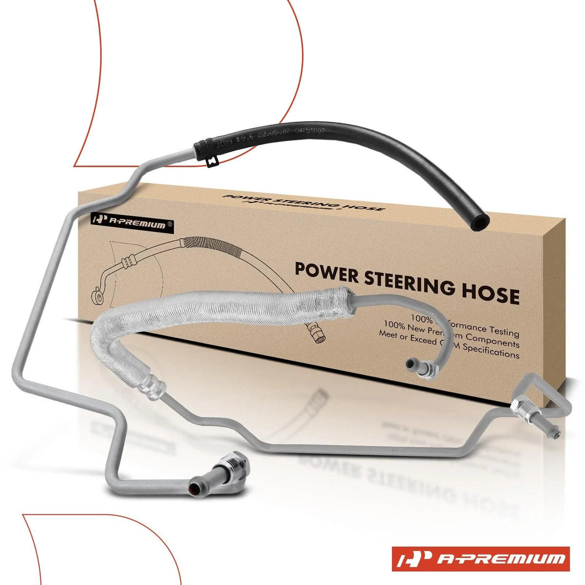 2X Power Steering Pressure & Return Line Hose for Dodge Plymouth (1995–2000)