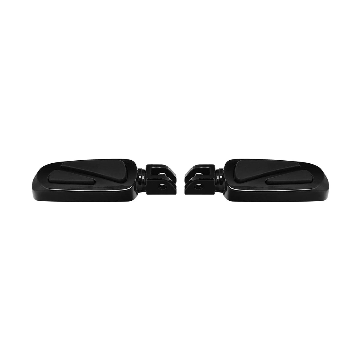 Black Front Rider Footpegs Footrest for Harley Softail FXST (2018–2025)
