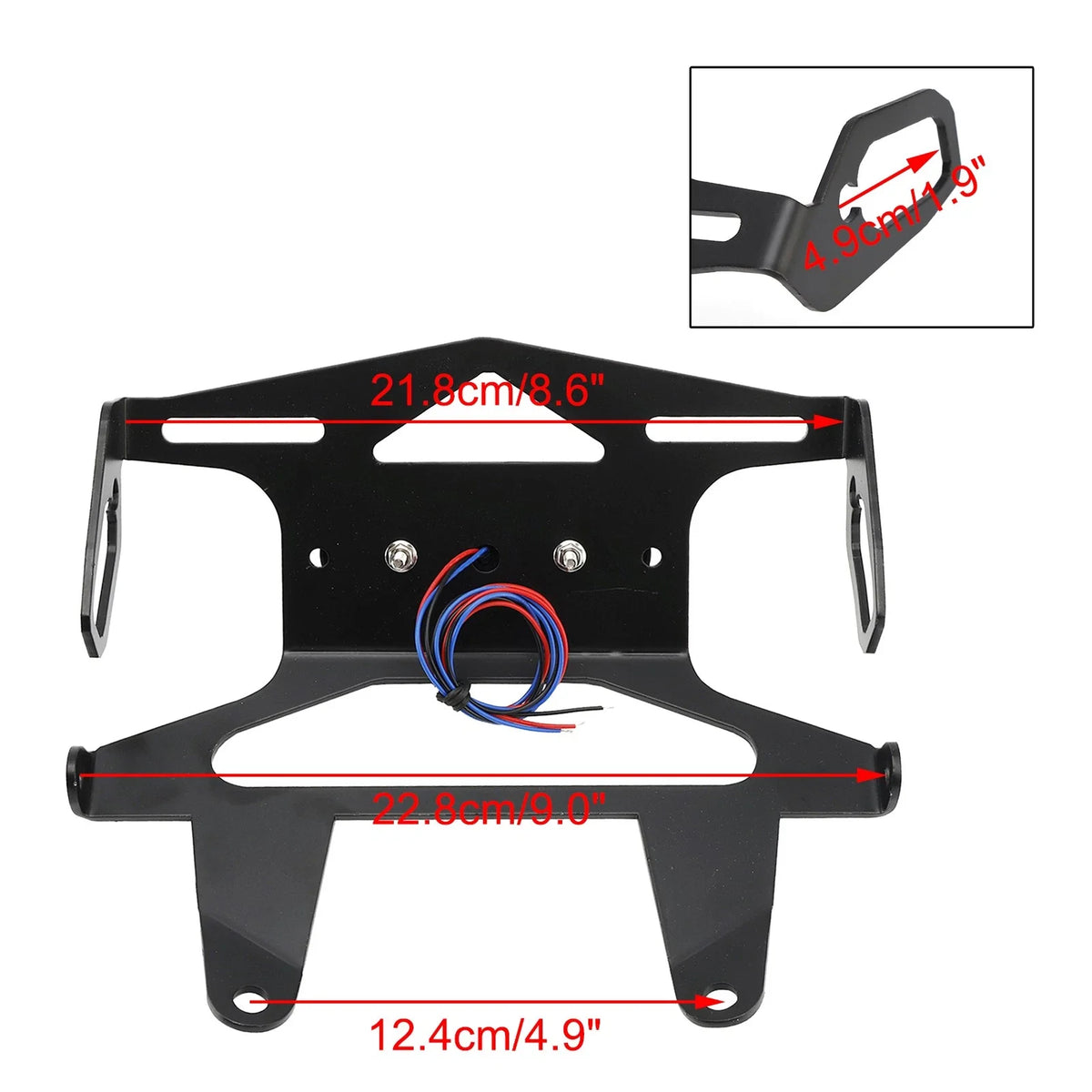 License Plate Holder Frame for Kawasaki Eliminator 400 450 500 (2024-2025)