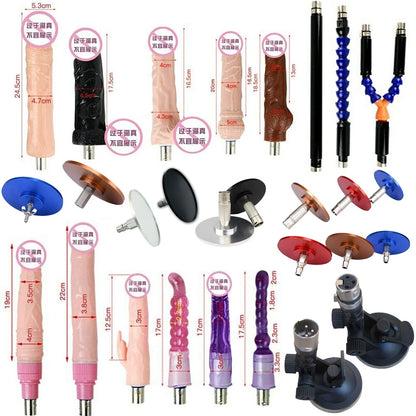 3XLR Attachment for Lot Types Traditional Sex Machine A2/F2