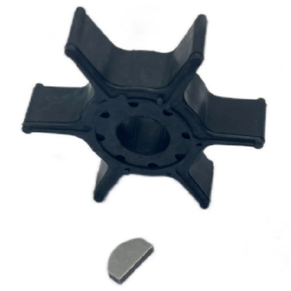 Water Pump Impeller w/ Key for Yamaha 4-Stroke 6-9.9 HP Outboard (68T-44352-00)