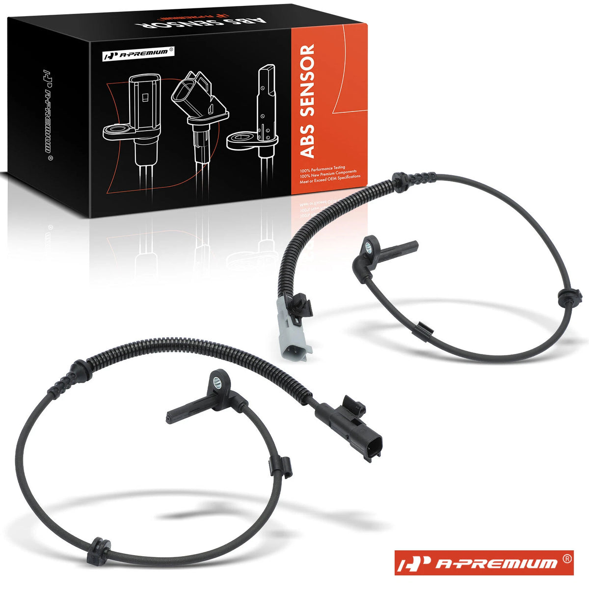 2X Rear ABS Wheel Speed Sensor for Chevrolet Sonic (2012–2020) 94544450, 95231662, 95164925