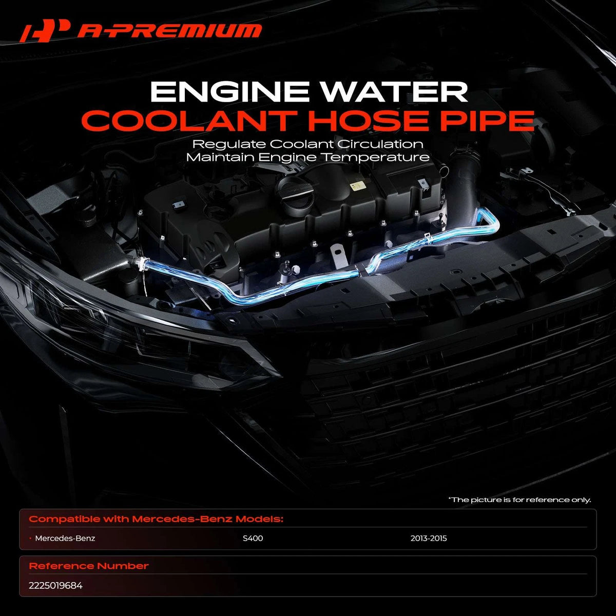 Cooling Water Pipe for Mercedes-Benz S400 W220/V220 (2013–2015) 2225019684