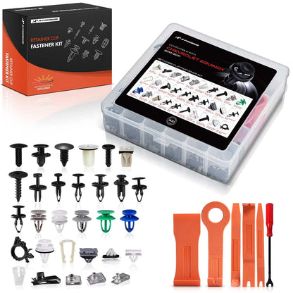 300Pcs U-Nut Rocker Panel Moulding Fasteners Kit for Chevy