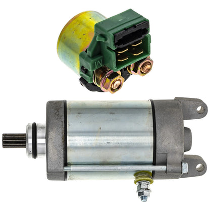 Starter Motor Solenoid Kit for Honda Shadow VLX 600 (1999–2007) MK1007671, 31200-MBA-600, 31200-MBK-J01, 31200-MBA-711