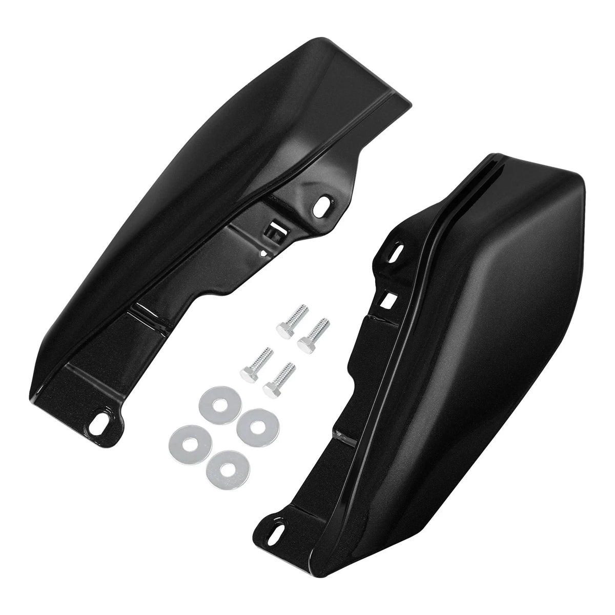 Mid Frame Air Deflectors for Harley Street Road Glide (2009–2023) Black Quartz