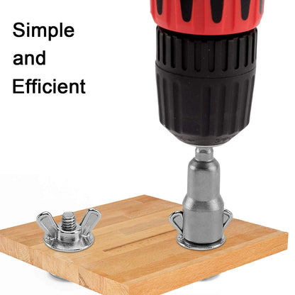 Power Wing Nut Driver Set for Automotive Use