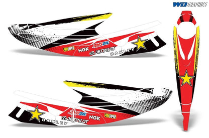 Jet Ski Graphic Stickers Decals for Yamaha Wave Blaster (1993–1996)