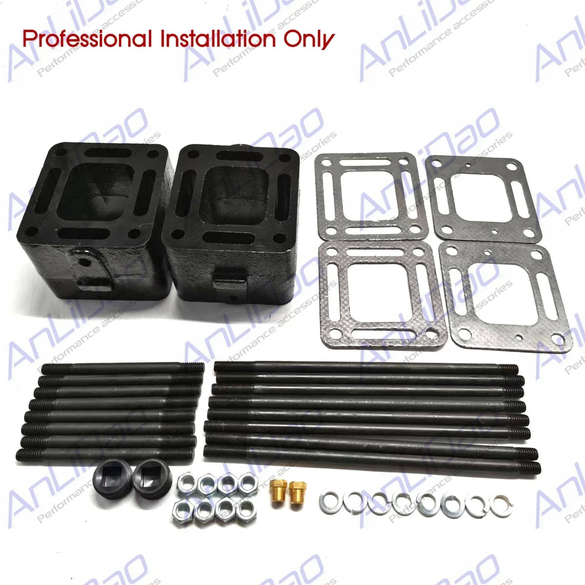 Exhaust Manifold Riser Spacer Kit for MerCruiser (MC2093320A3, 3320, 93320A13)