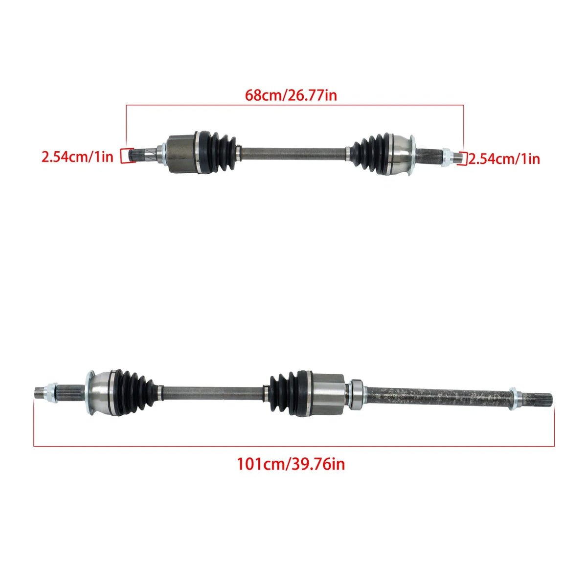 2X Front Left & Right CV Axle Assembly for Nissan Altima (2019–2023)