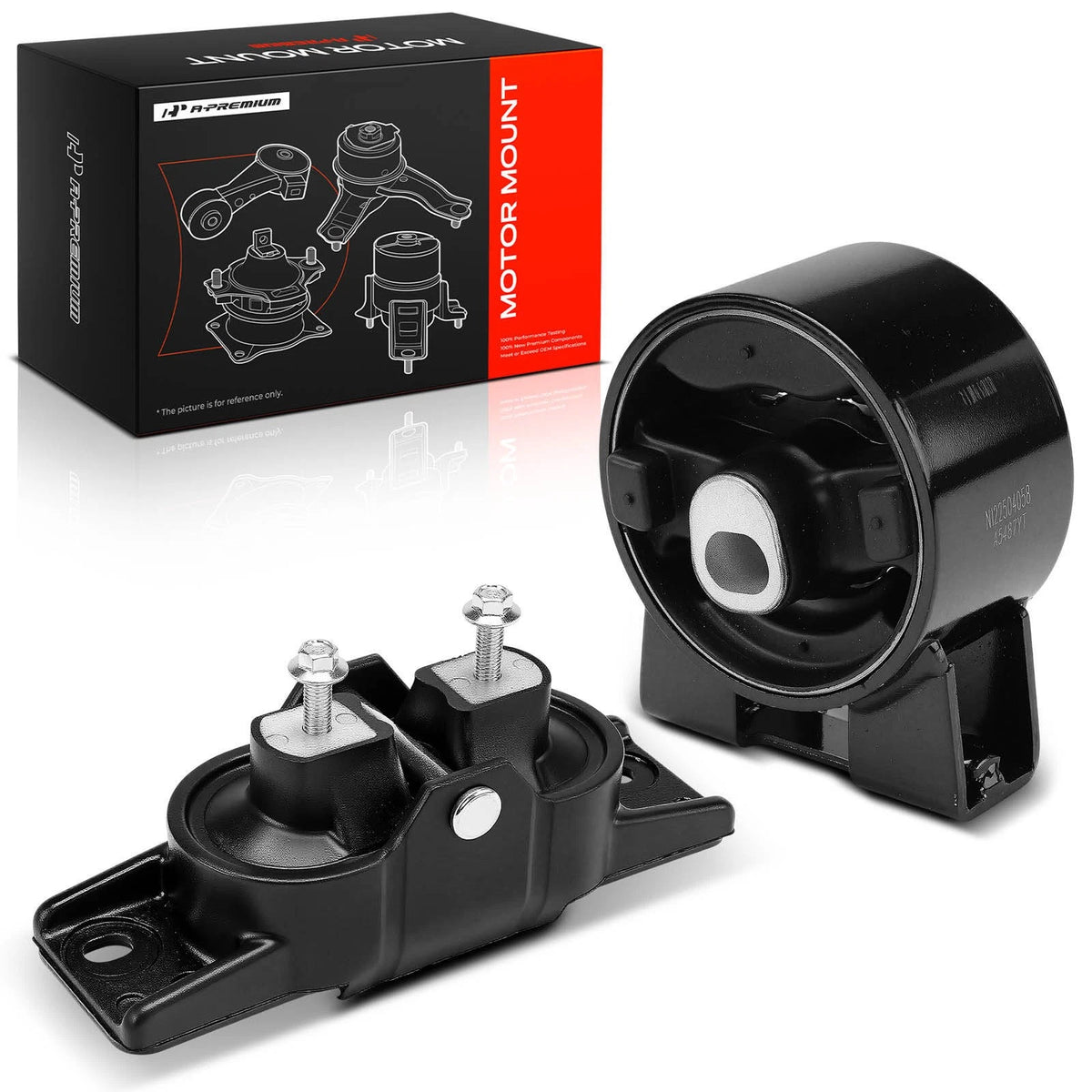 2X Front Engine Mount for Dodge Journey (2009–2010) 5171070AD, 5171073AC, 5171077AC