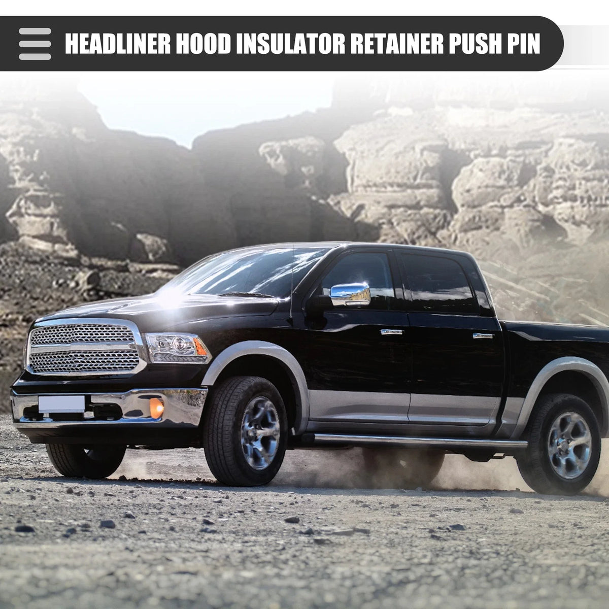25 Pcs Headliner Hood Insulator Retainer Push Pin Clip for Dodge 