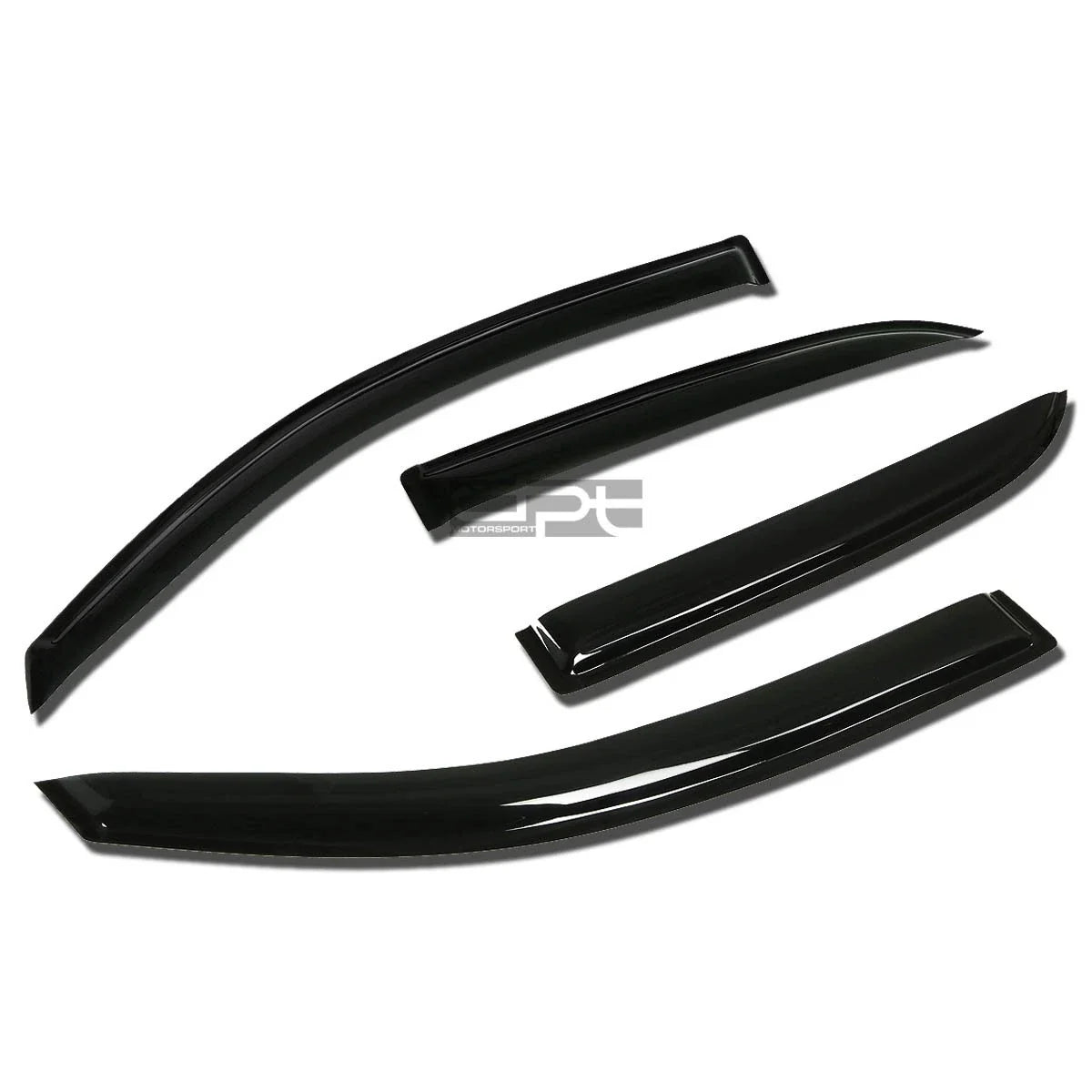 Set of 4 Smoke Tint Window Visors for Chevrolet Equinox/Torrent (2005–2009)